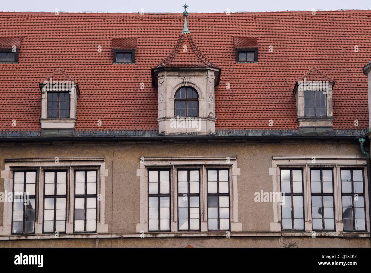 München, Deutschland - Dezember 20,2021 : berühmtes Bayerisches Nationalmuseum in München. Stockfoto