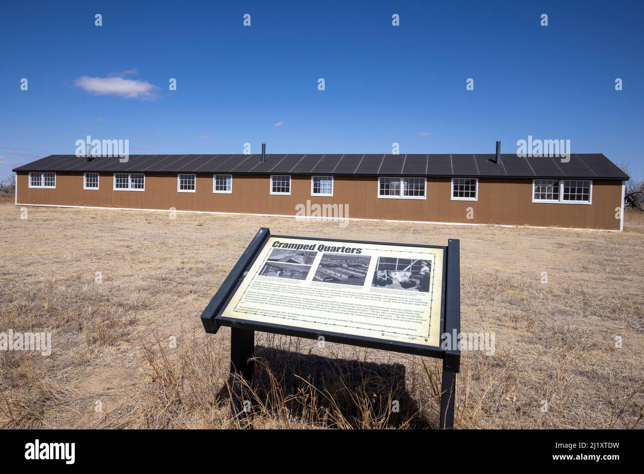 Das Granada war Relocation Center, das den Internierten als Camp Amache bekannt war, war ein japanisches amerikanisches Konzentrationslager im Südosten Colorados Stockfoto