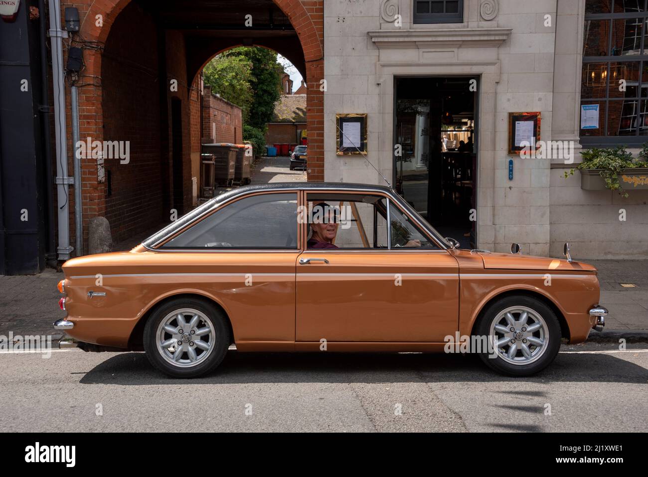 Bronzefarbener Sunbeam Stiletto in Marlow, Buckinghamshire Stockfoto