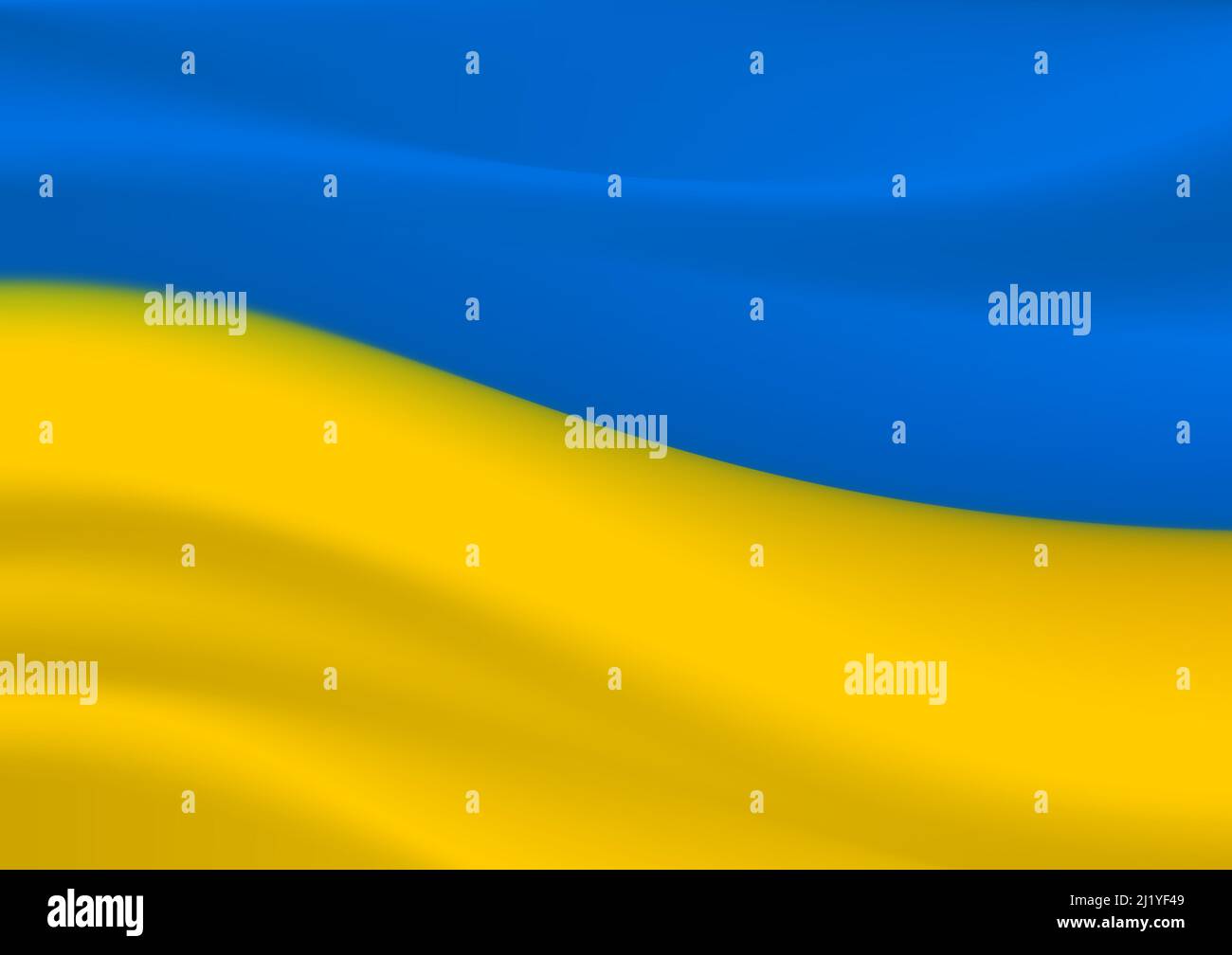 vektor-Illustration Flagge Welle Zeichen Ukraine Nation Stock Vektor