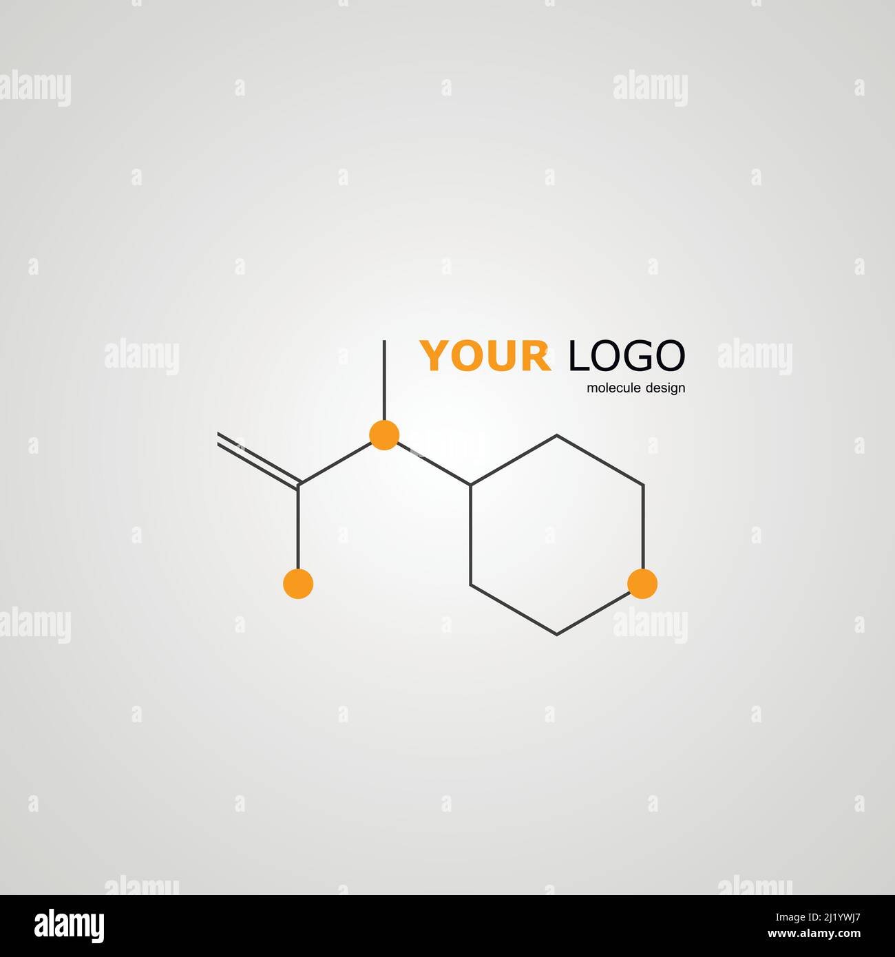 Vektordesign für chemische Formeln Stock Vektor