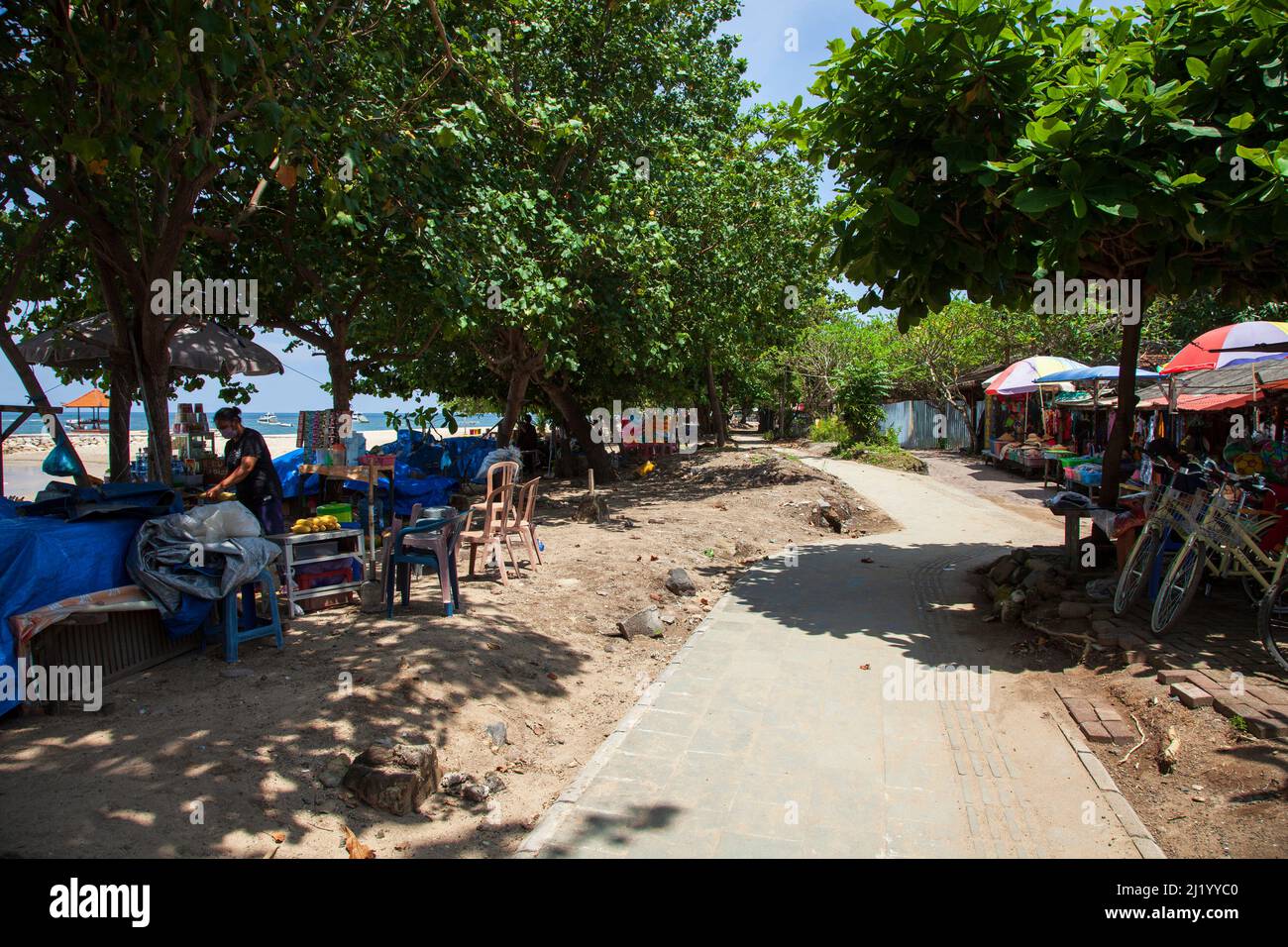 Nord-Sanur in Bali, Indonesien Stockfoto