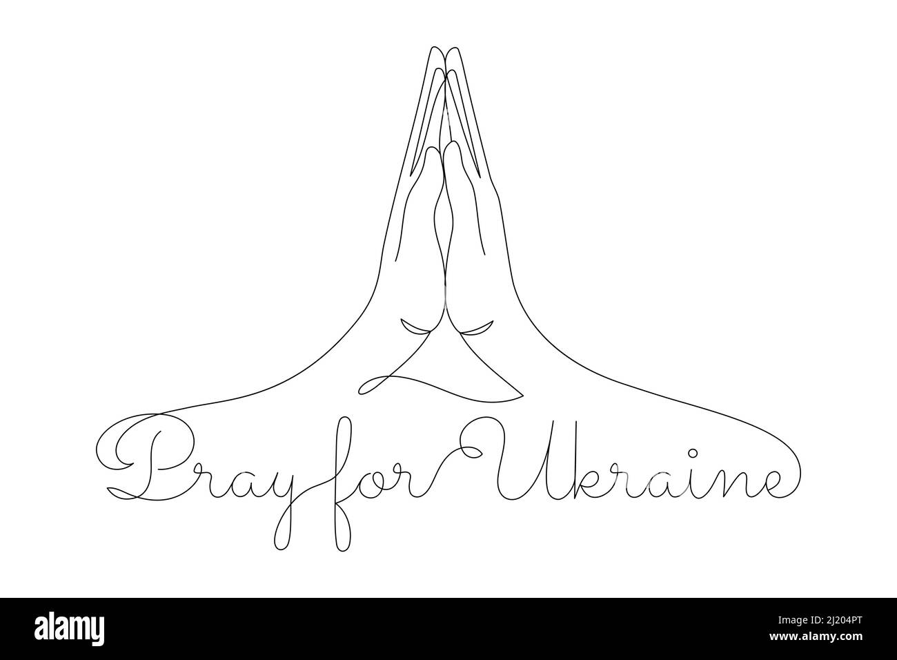 Ruhe in einem modernen, abstrakten, minimalistischen, linearen Stil. Stock Vektor