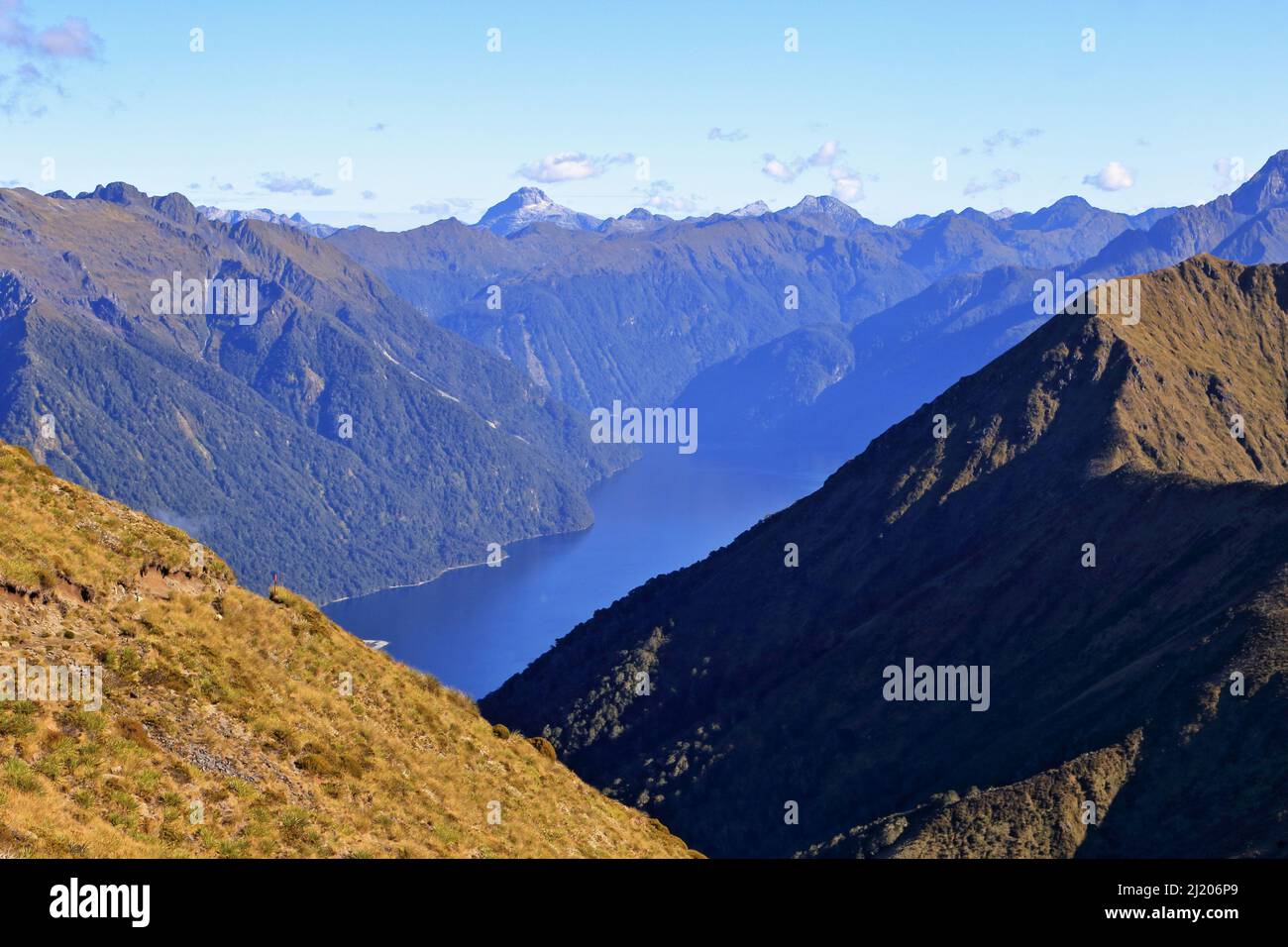 Kepler Track Fiordland Neuseeland Stockfoto