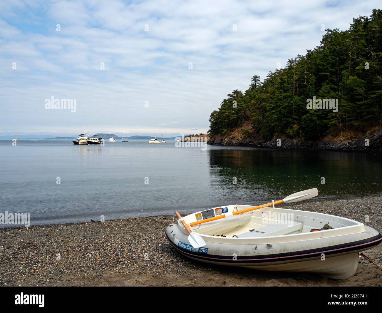 WA21200-00...WASHINGTON - Watmough Bay das Hotel liegt an der südöstlichen Ecke der Insel Lopez, Teil des San Juan Islands National Monument. Stockfoto