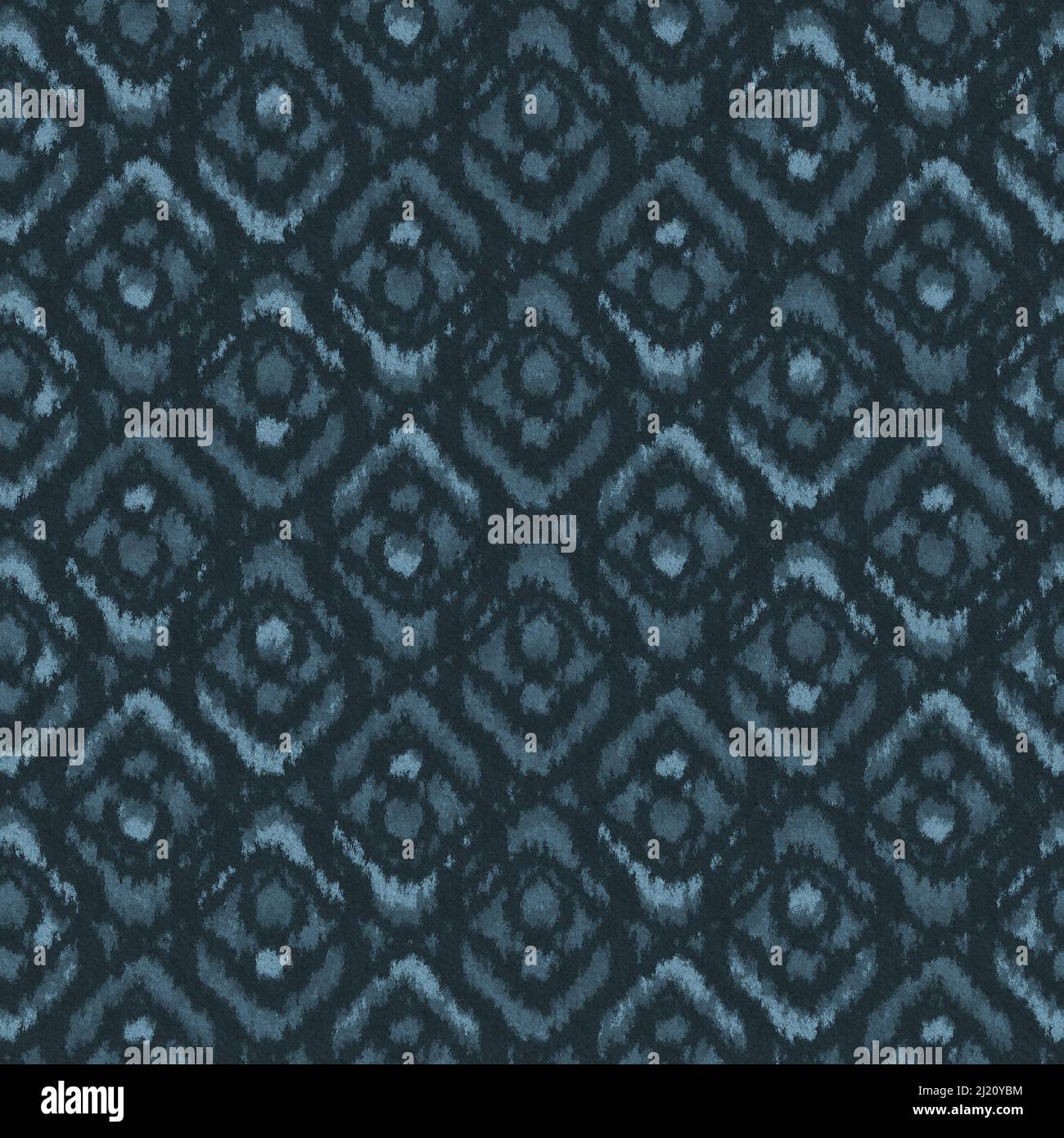 Nahtlose Ikat- indische Textil-Multicolor-Muster-Designs Stockfoto