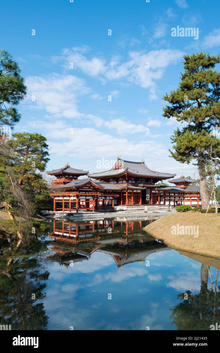 Byodoin-Tempel in Uji in der Nähe von Kyoto Japan. Stockfoto