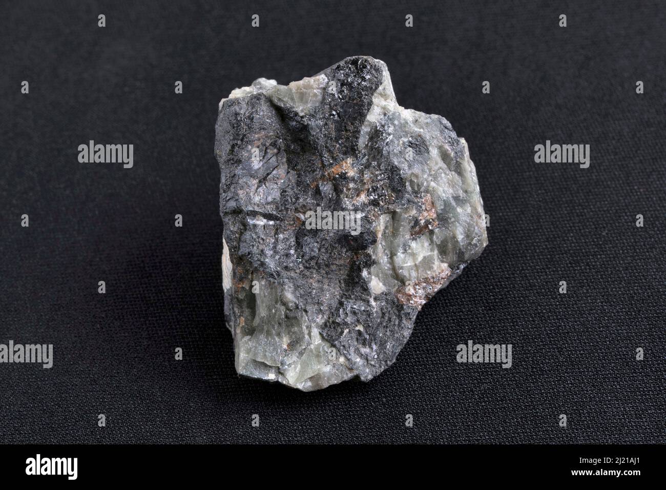 Fluorapatit, Phosphatmineral, Kolhapur, Maharashtra, Indien Stockfoto