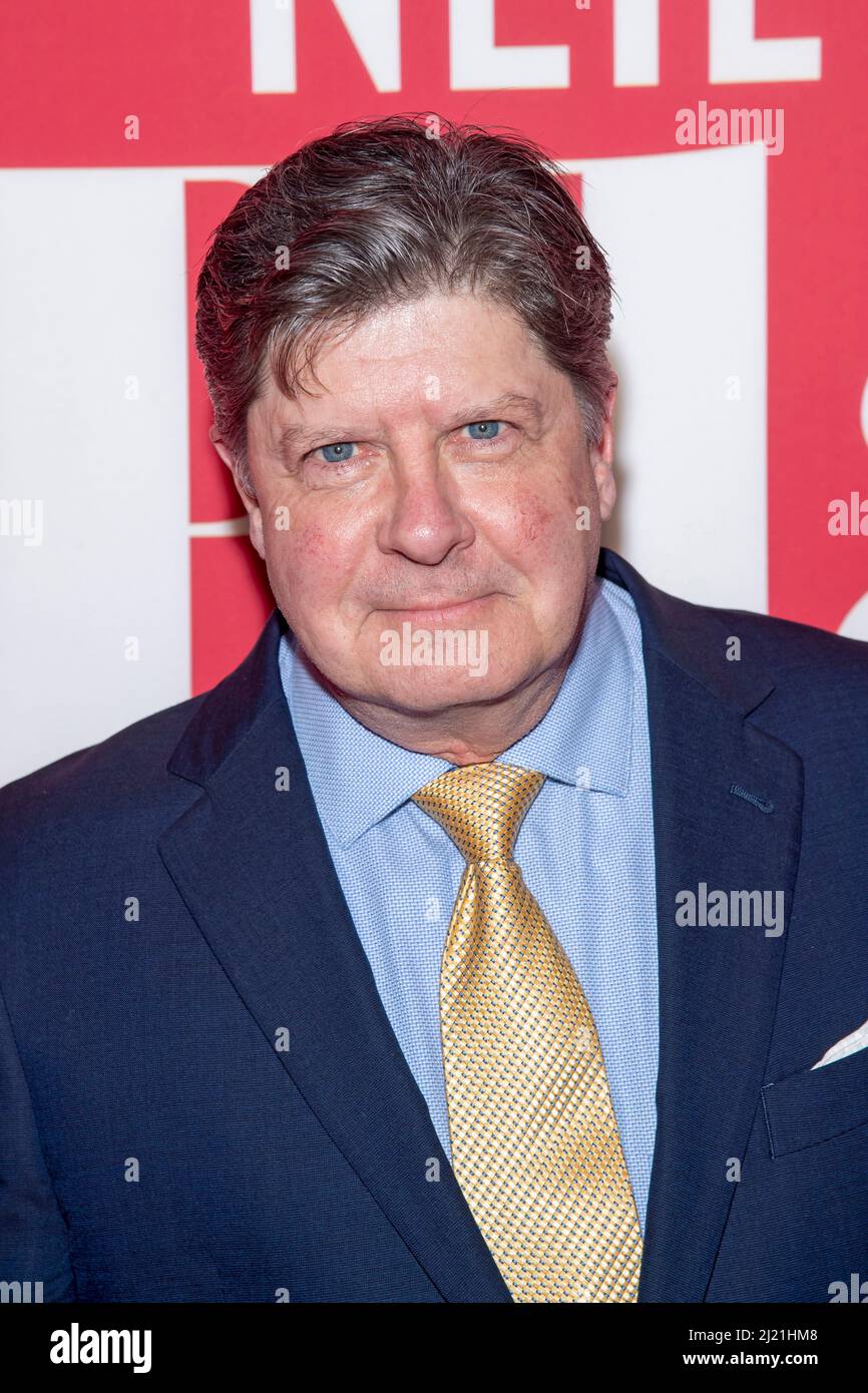 New York, Usa. 28. März 2022. Michael McGrath nimmt an der Eröffnungsnacht der „Plaza Suite“ in New York City Teil. Kredit: SOPA Images Limited/Alamy Live Nachrichten Stockfoto