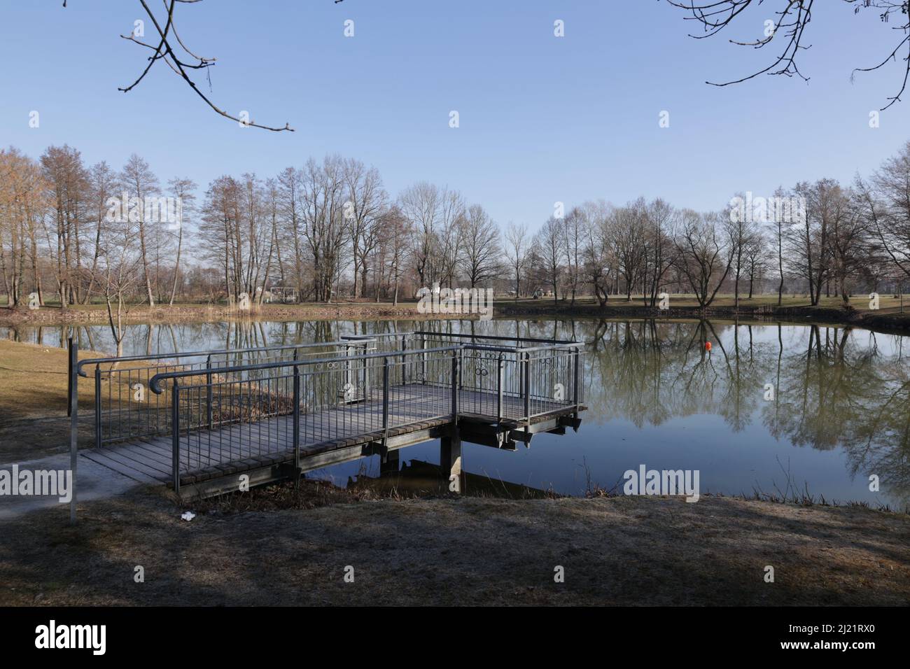 Impressionen aus dem Kurort Bad Gögging in Bayern Stockfoto