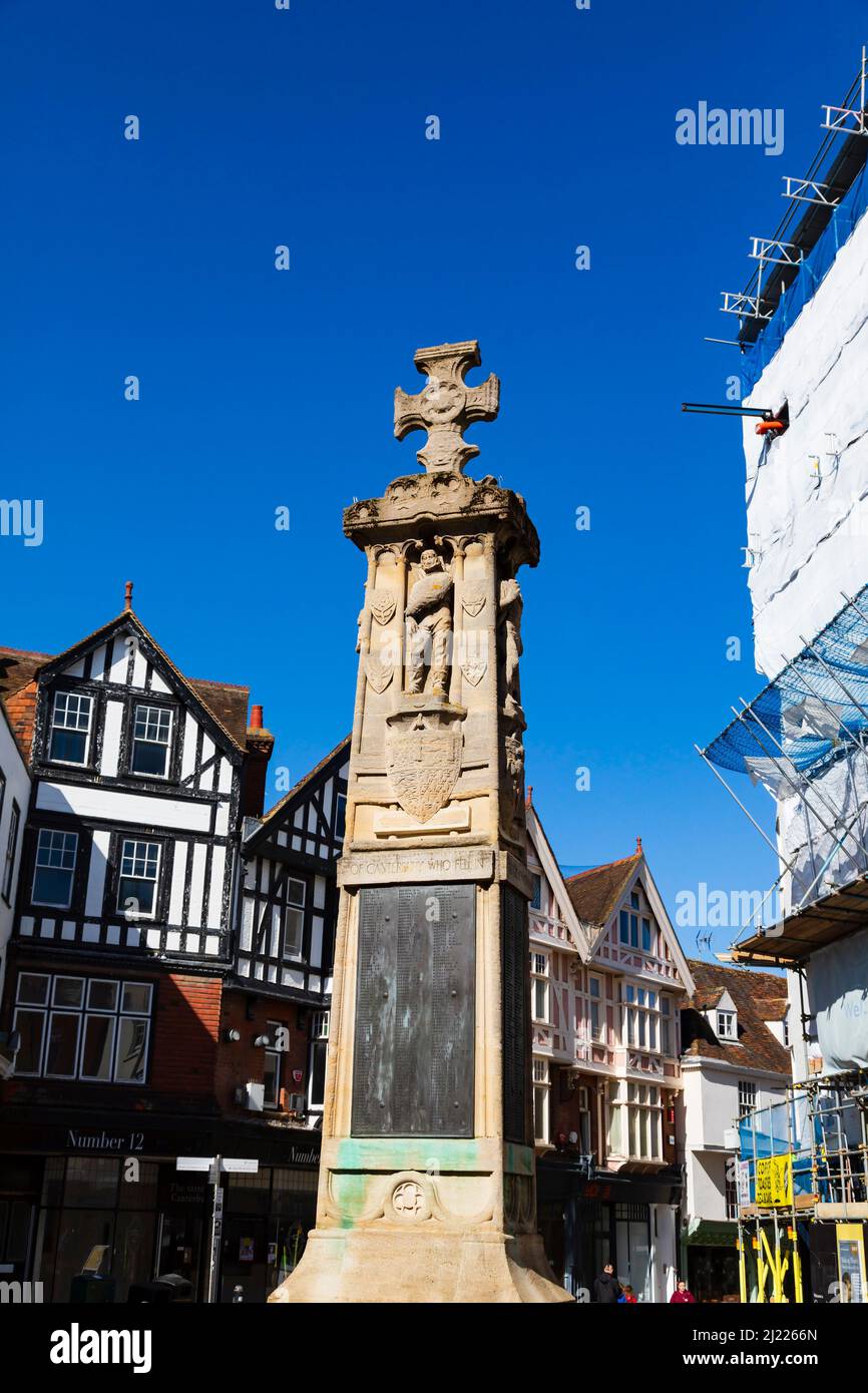 Kriegsdenkmal, Canterbury, Kent, England Stockfoto