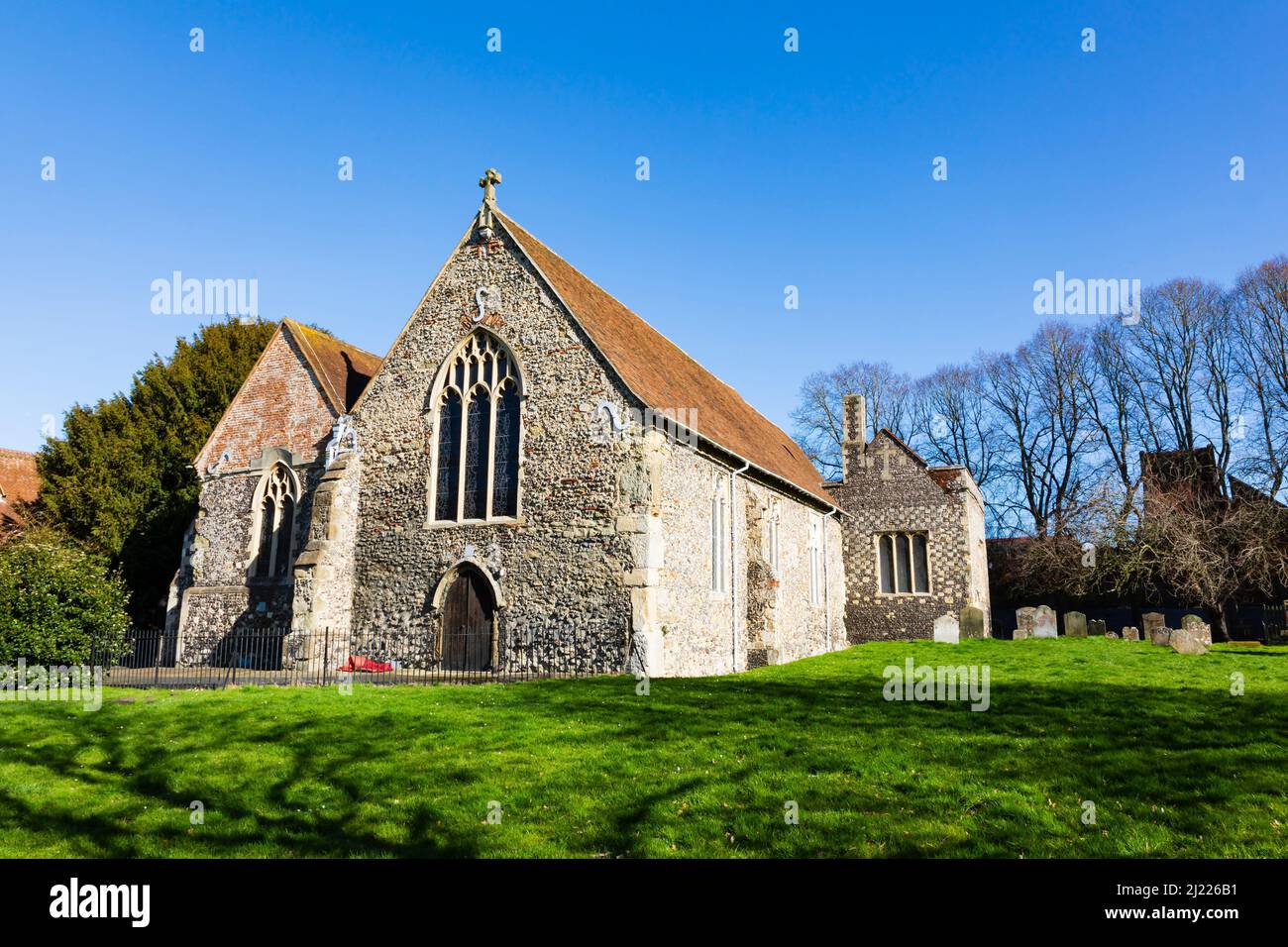 St Mildred's Church, Canterbury Stockfoto
