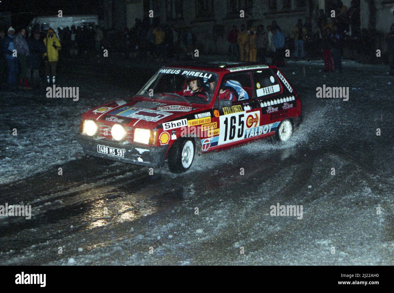 Francois Delecour (FRA) Anne Chantal Pauwels (FRA) Peugeot Talbot Samba GRN Stockfoto