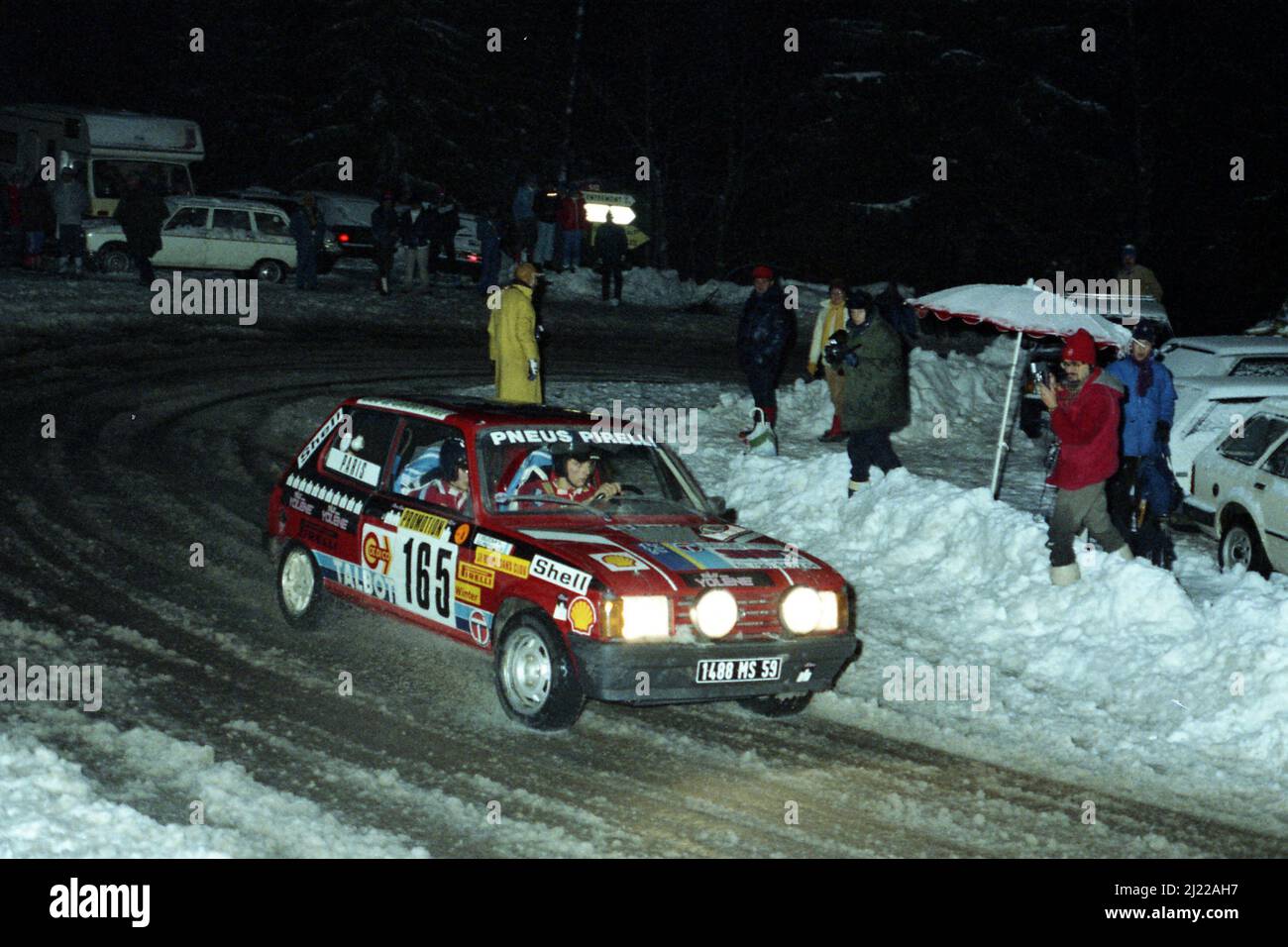 Francois Delecour (FRA) Anne Chantal Pauwels (FRA) Peugeot Talbot Samba GRN Stockfoto