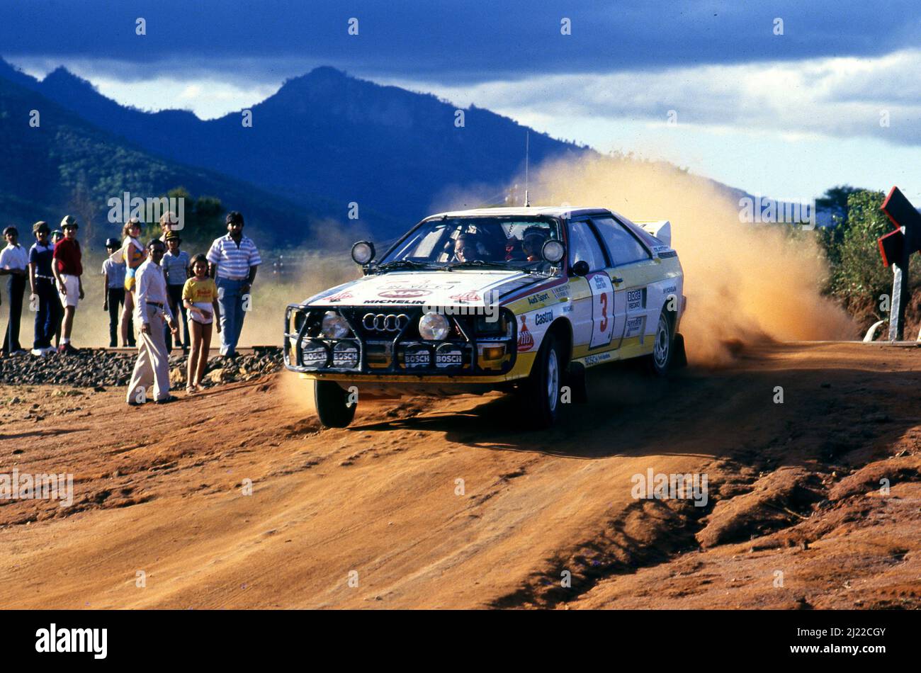 Michele Mouton (FRA) Fabrizia Pons (ITA) Audi Quattro GRB Audi Sport Stockfoto