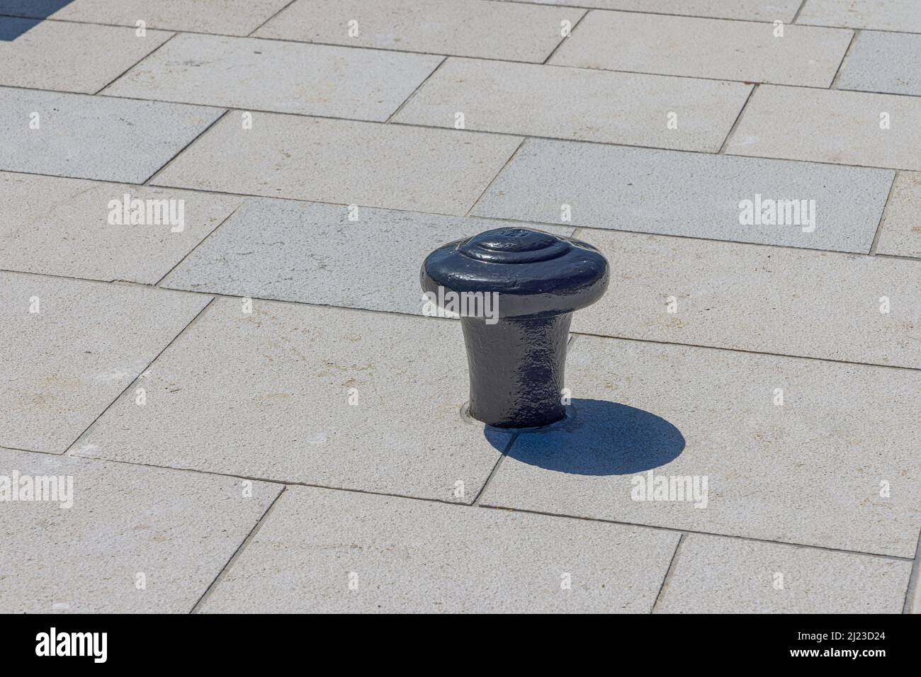 Liegeplatz am neuen Hafen Breakwater Cres Croatia Stockfoto