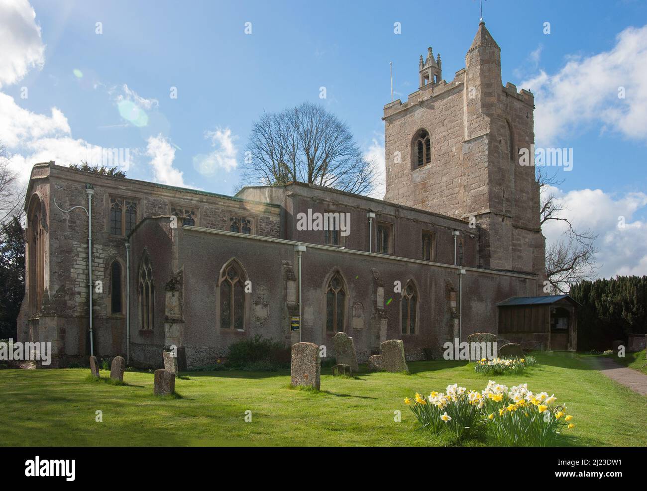 St. Andrew's Church, East Hagbourne, Oxfordshire Stockfoto
