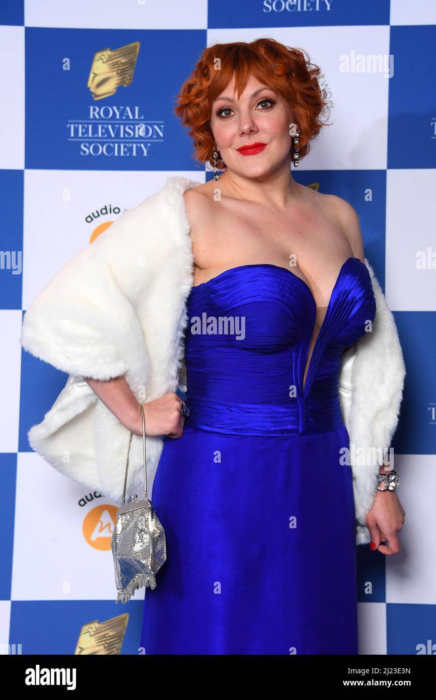 London, Großbritannien. 29. März 2022. Sophie Wilran nimmt an den Royal Television Society Program Awards im Grosvenor Hotel in London Teil. Bilddatum: Dienstag, 29. März 2022. Bildnachweis sollte lauten: Matt Crossick/Empics/Alamy Live News Stockfoto