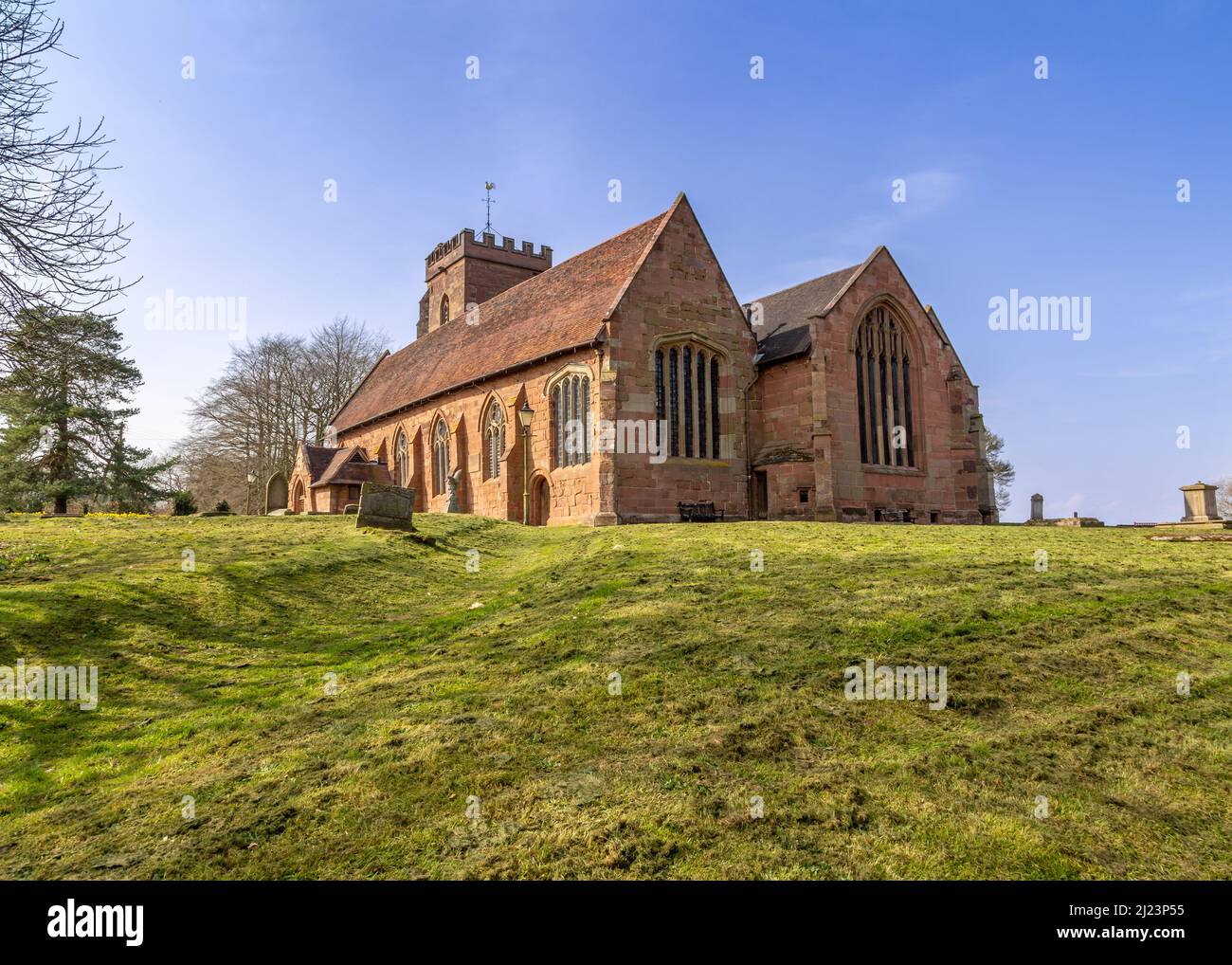 St. Peter's Church in Kinver, Staffordshire, England. Stockfoto