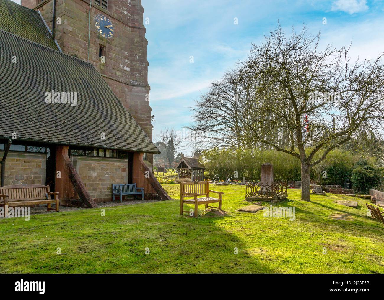 St. Peter's Church in Kinver, Staffordshire, England. Stockfoto