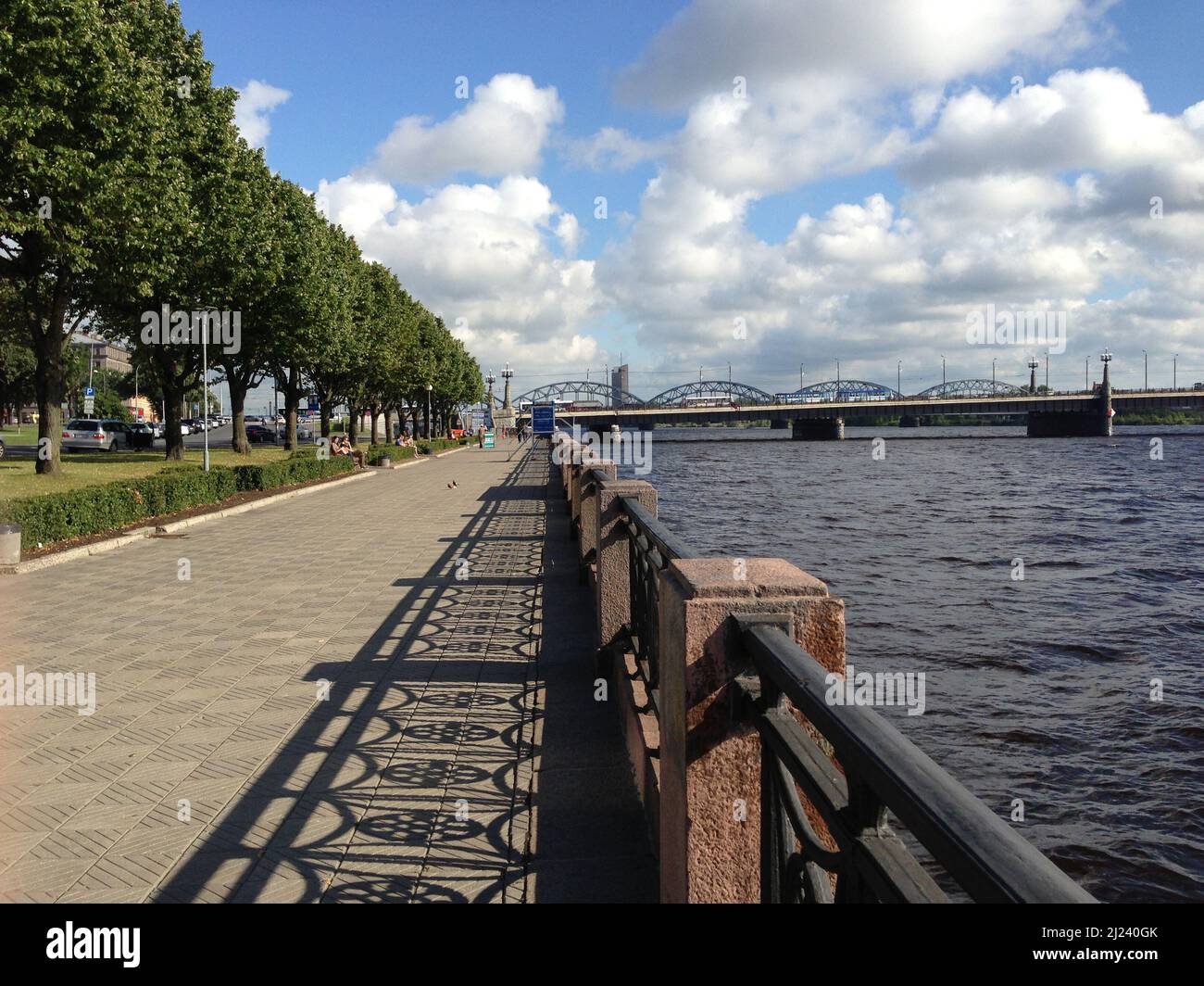 Riga - Lettland Stockfoto