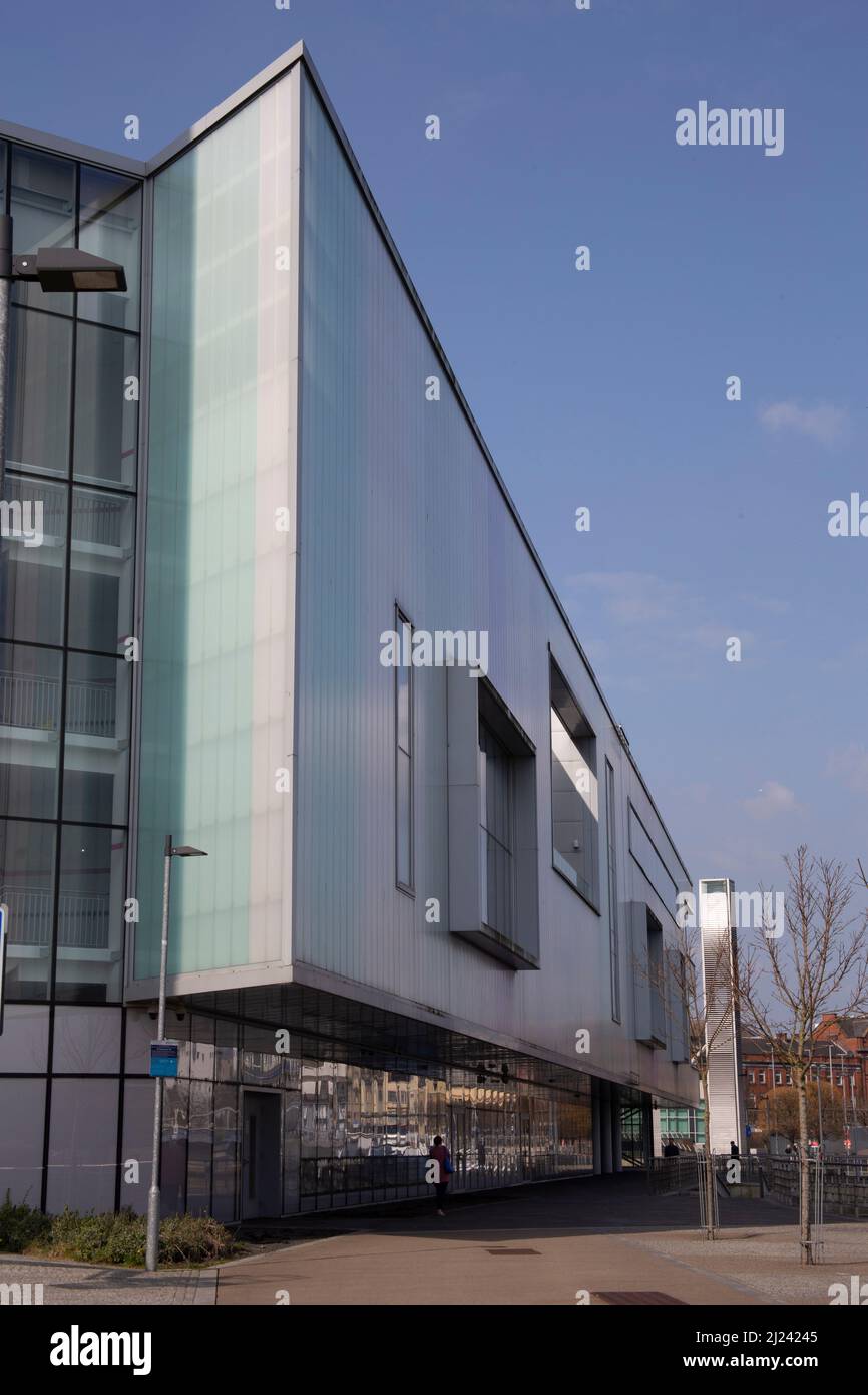 ICC Belfast, ein internationales Kongresszentrum in Belfast, Nordirland Stockfoto