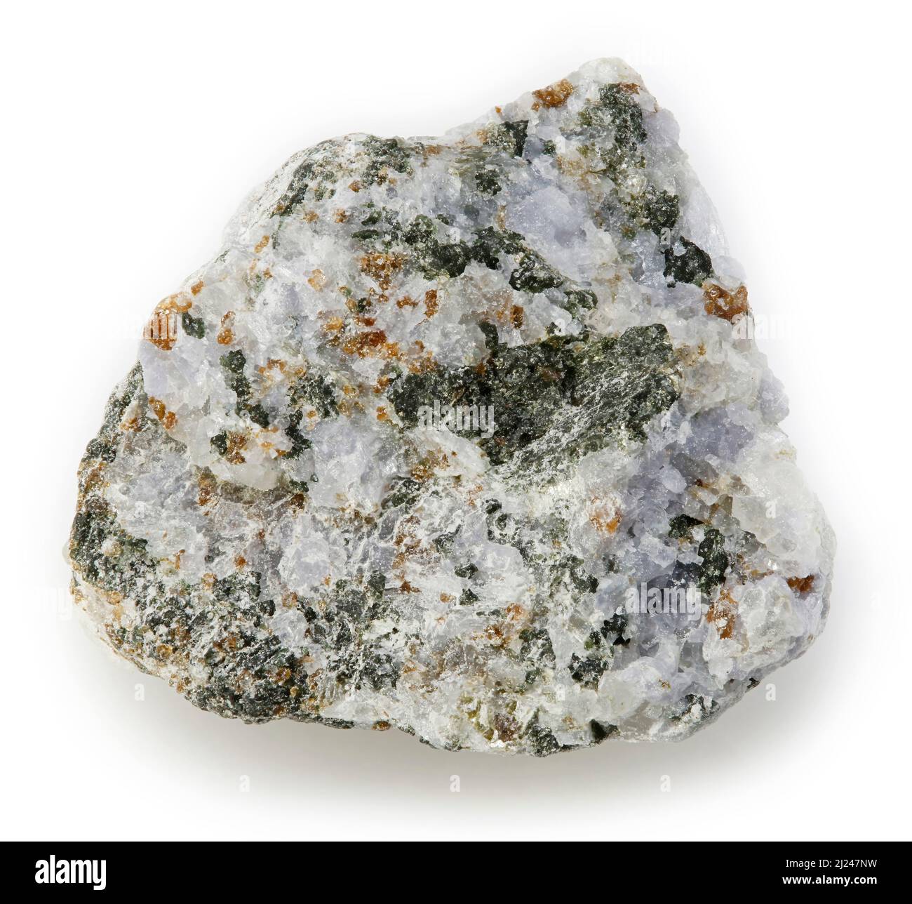 Feldspathoid Syenit, magmatisches Tiefengestein, Ottawa, Kanada Stockfoto