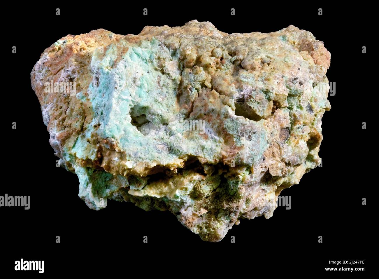 Garnierite (Nickelerz) Stockfoto