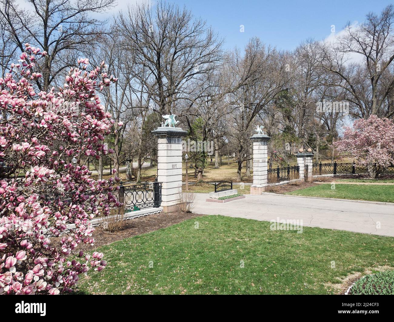 Tower Grove Park Stockfoto