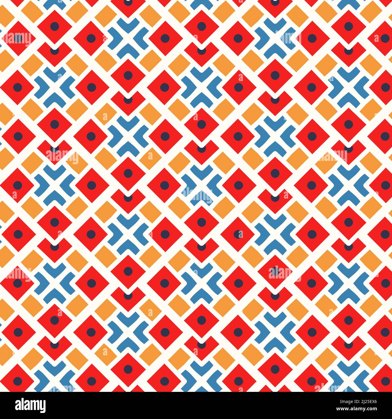 Geometrische Quadratische Pfeil Muster Hintergrund In Rot Blau Schiefer Gelb Farbe Stock Vektor Geometrische Quadratische Pfeil Muster Hintergrund In Rot Blau Schiefer Gelb Farbe Stock Vektor