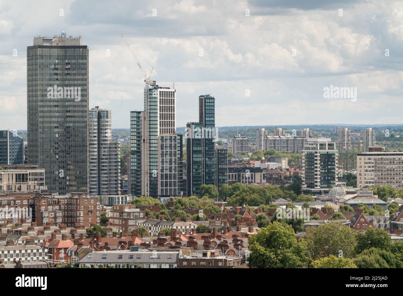 Von Westminster nach Vauxhall, London, England Stockfoto