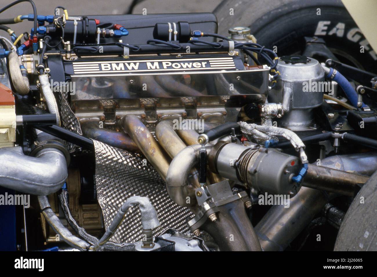 Brabham BT54 BMW Turbo Engine Stockfoto