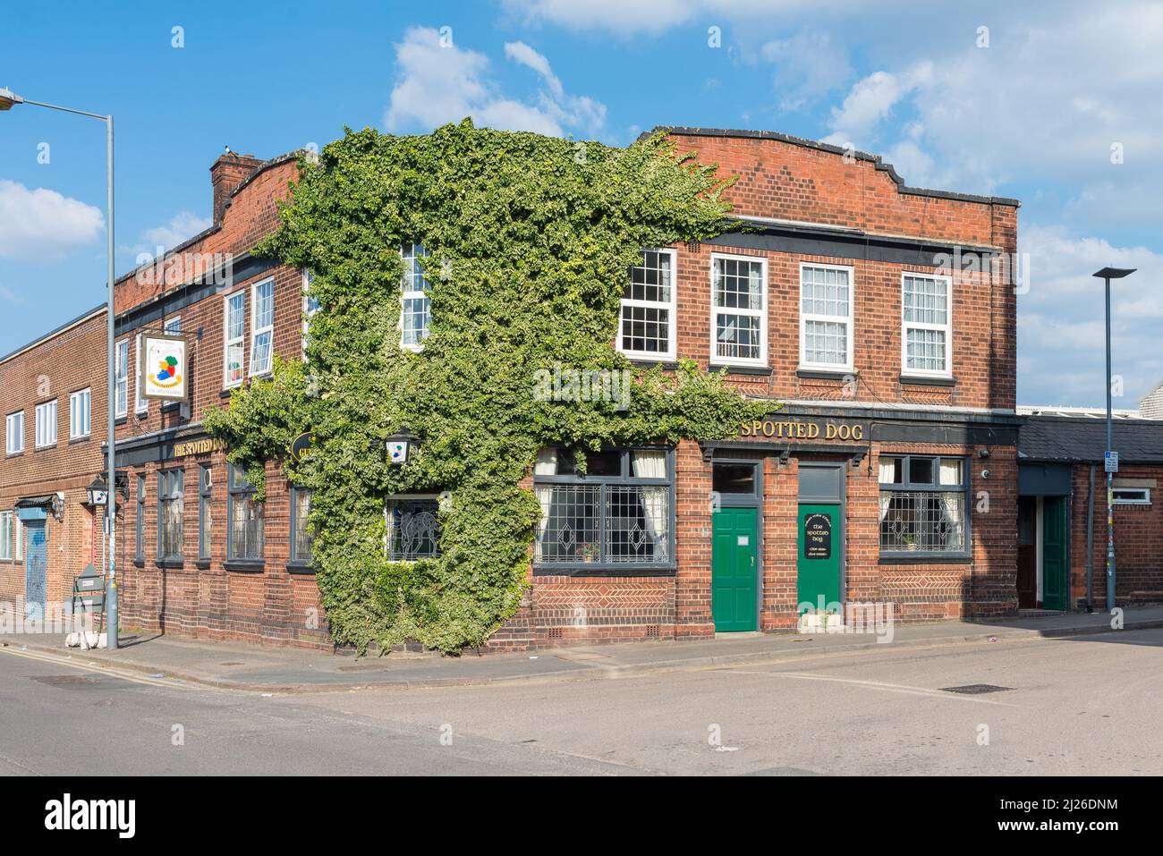 The Spotted Dog Irish Pub mit Live-Musik in Digbeth, Birmingham, Großbritannien Stockfoto