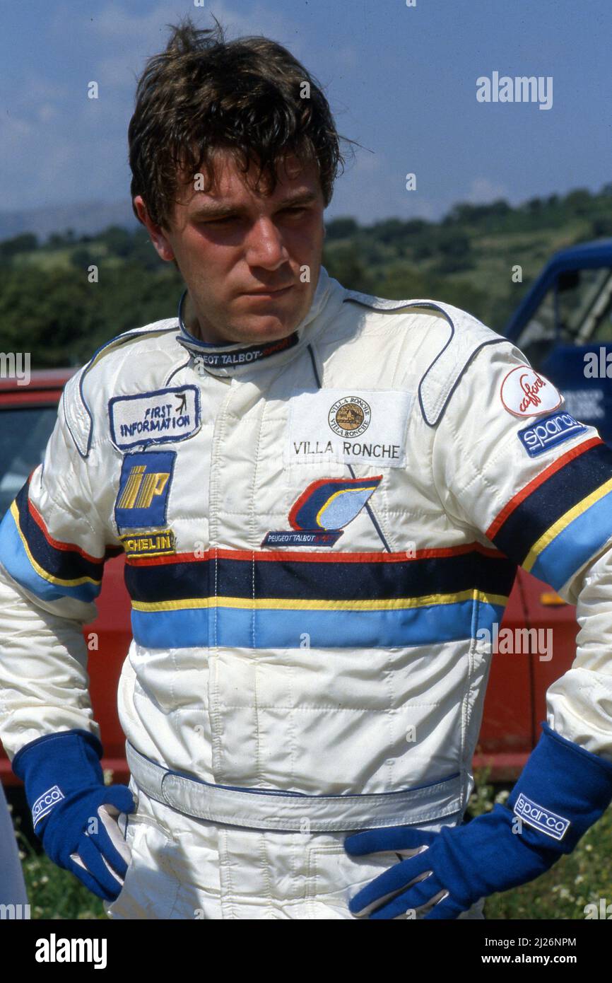 Andrea Zanussi (ITA) Peugeot 205 T16 Peugeot Talbot Sport Italia Stockfoto