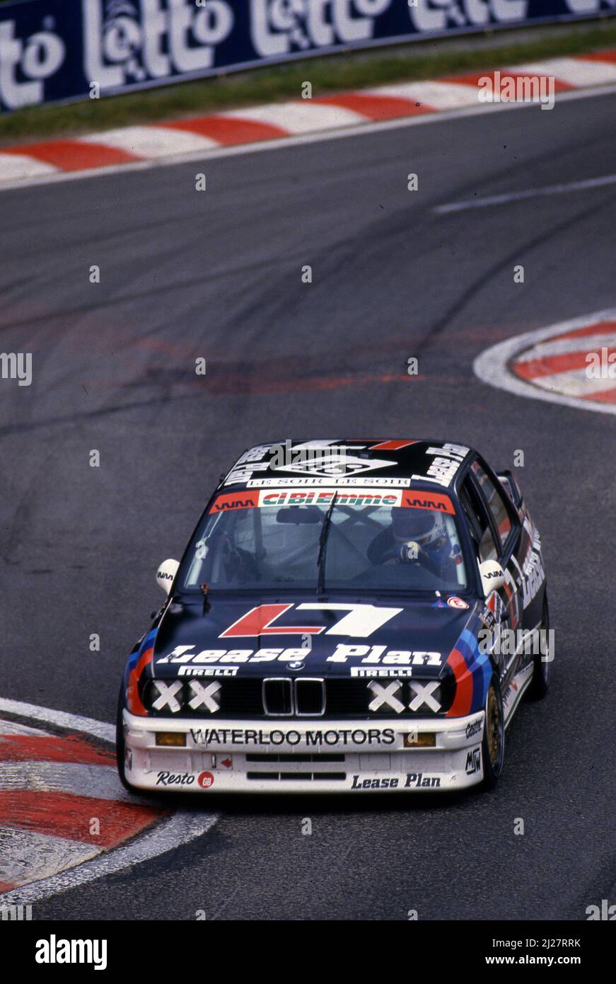 Eric van der Poele (Bel) Jean Michel Martin (Bel) Didier Theys (Bel) BMW M3 Div2 Waterloo Motors Leasing Plan Cibiemme 1. Position Stockfoto