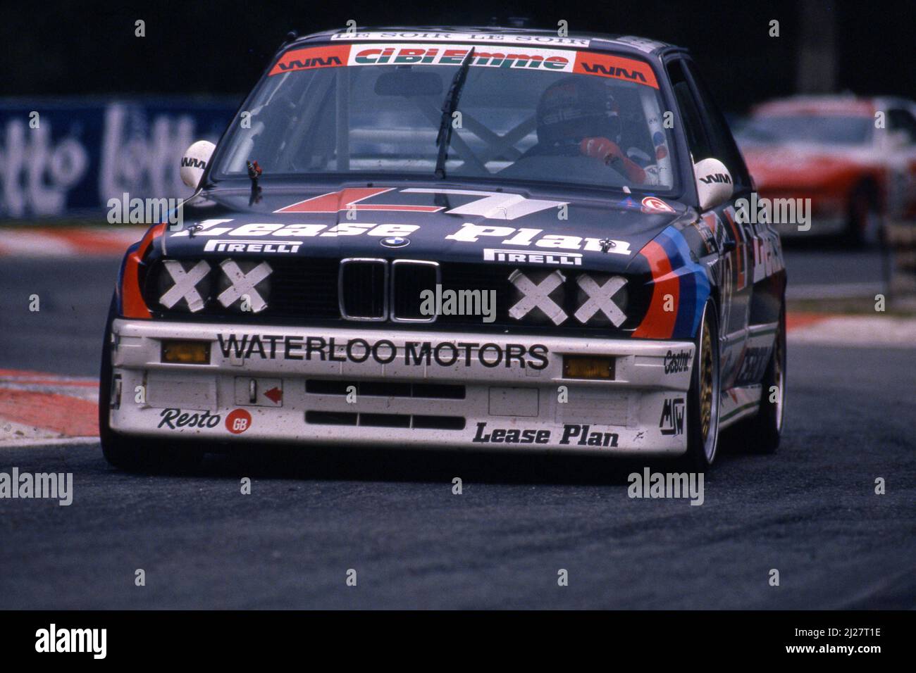 Eric van der Poele (Bel) Jean Michel Martin (Bel) Didier Theys (Bel) BMW M3 Div2 Waterloo Motors Leasing Plan Cibiemme 1. Position Stockfoto