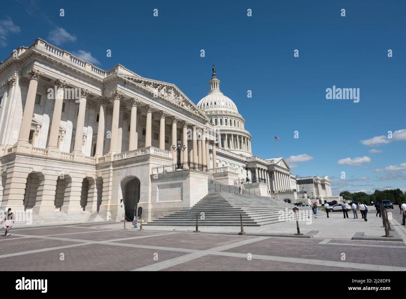 Blick auf die Ostfront des US-Kapitolgebäudes Washington, DC, USA Stockfoto