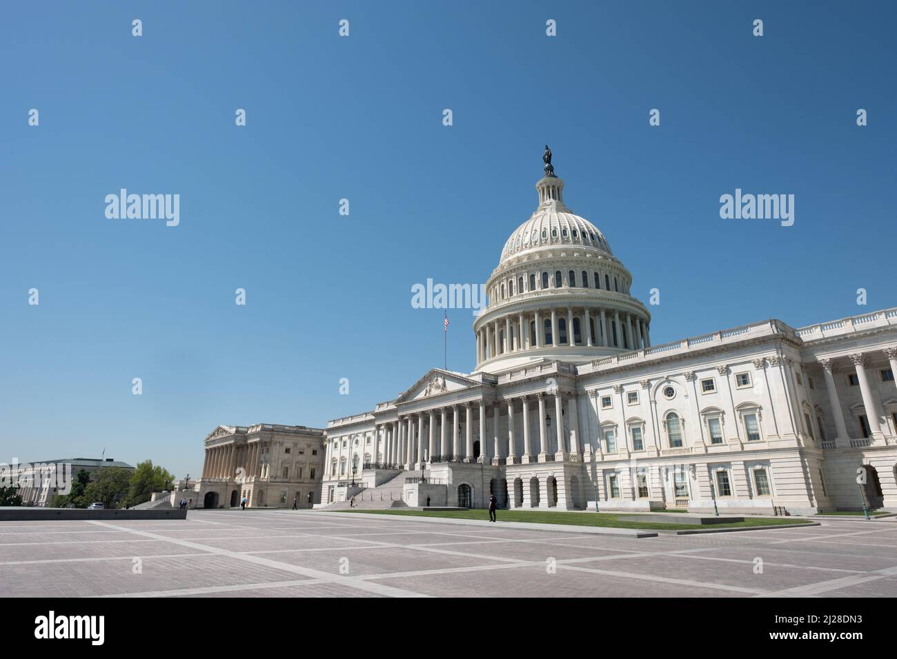 Blick auf die Ostfront des US-Kapitolgebäudes Washington, DC, USA Stockfoto