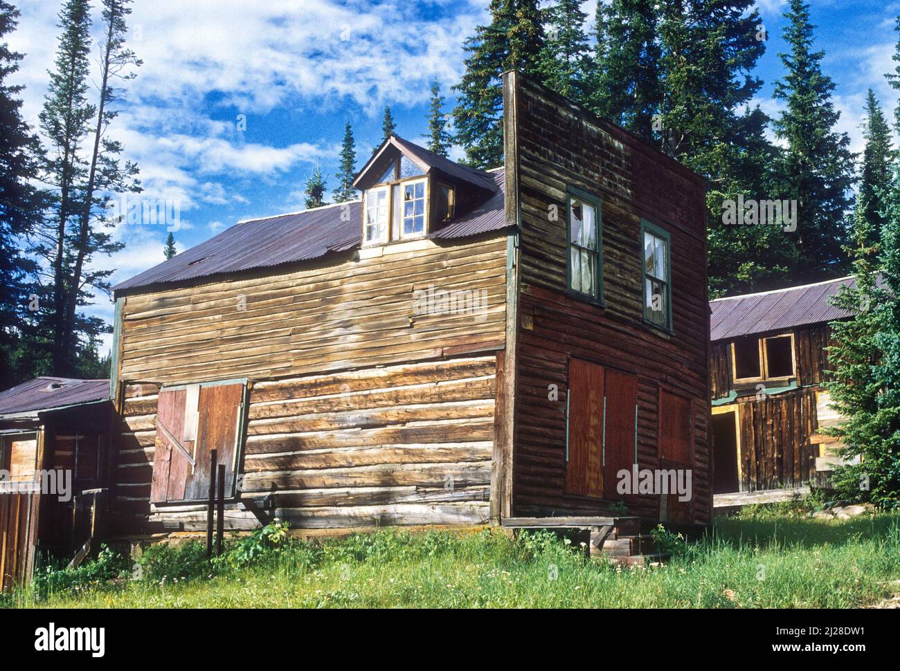 CO: Gilpin County, Arapahoe National Forest, North Clear Creek Valley, Apex -- eine Geisterstadt im Silberbergbaugebiet der Central City [Fragen Sie nach #138,020.] Stockfoto