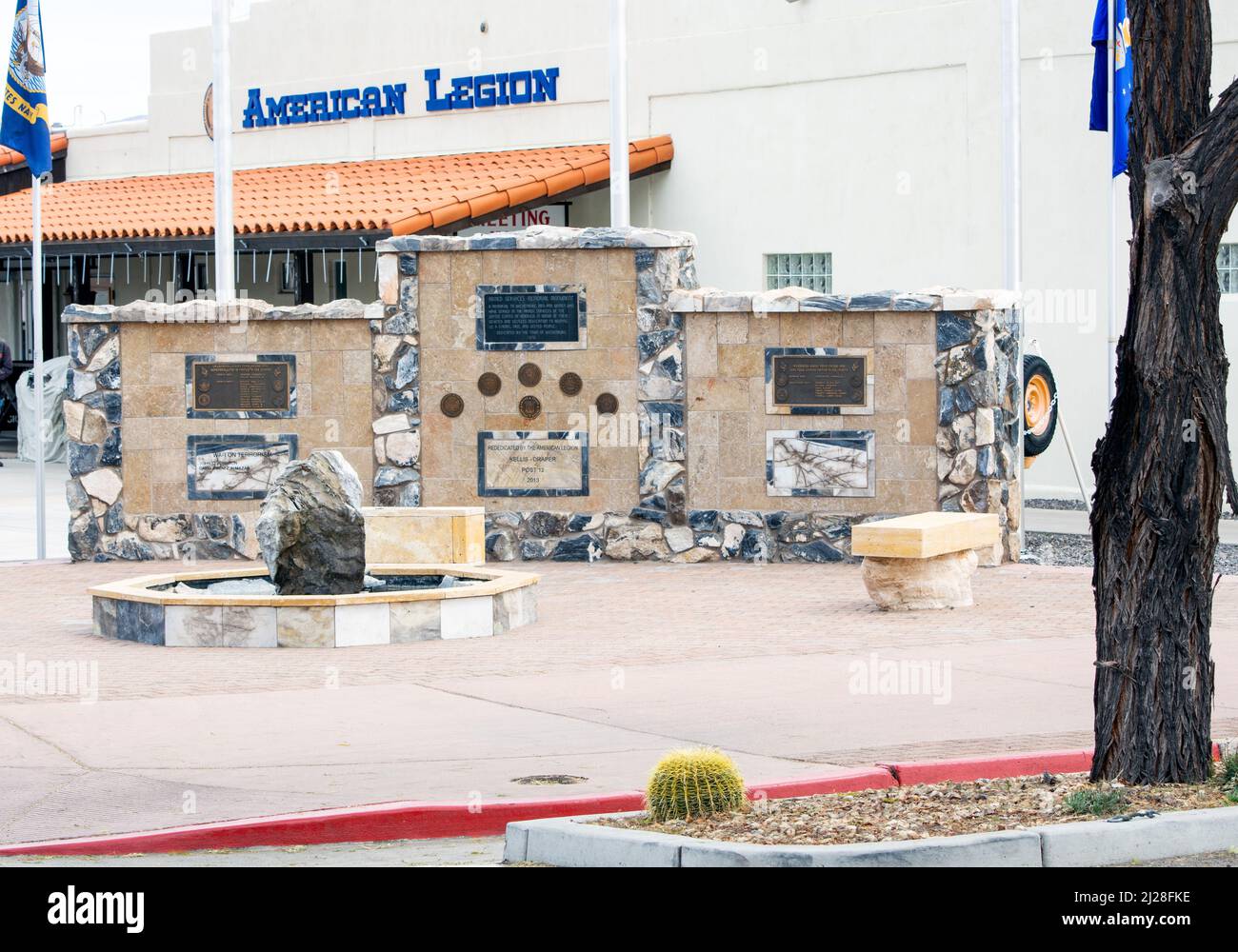 Kriegsdenkmal in der American Legion Stockfoto