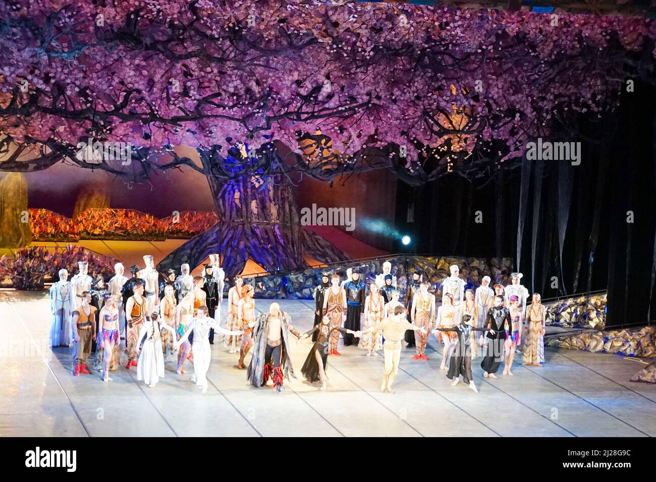 Das Nationale Academic Grand Opera and Ballet Theatre in Minsk, Weißrussland Stockfoto