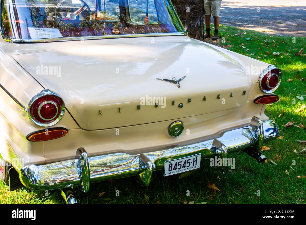 Heck einer 1962 Studebaker Lark V8 Limousine. Stockfoto