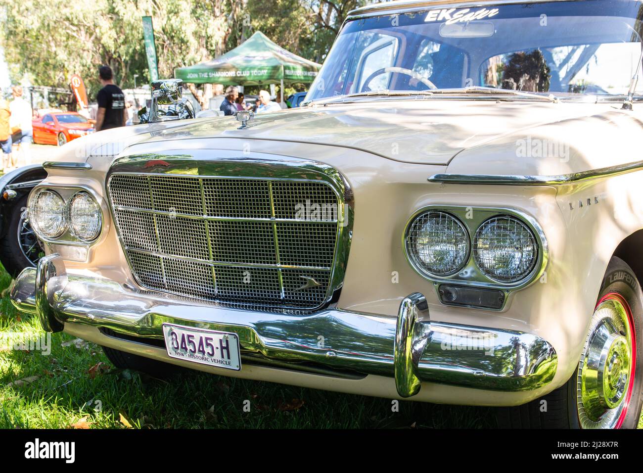 Vorderseite einer 1962 Studebaker Lark V8 Limousine Stockfoto