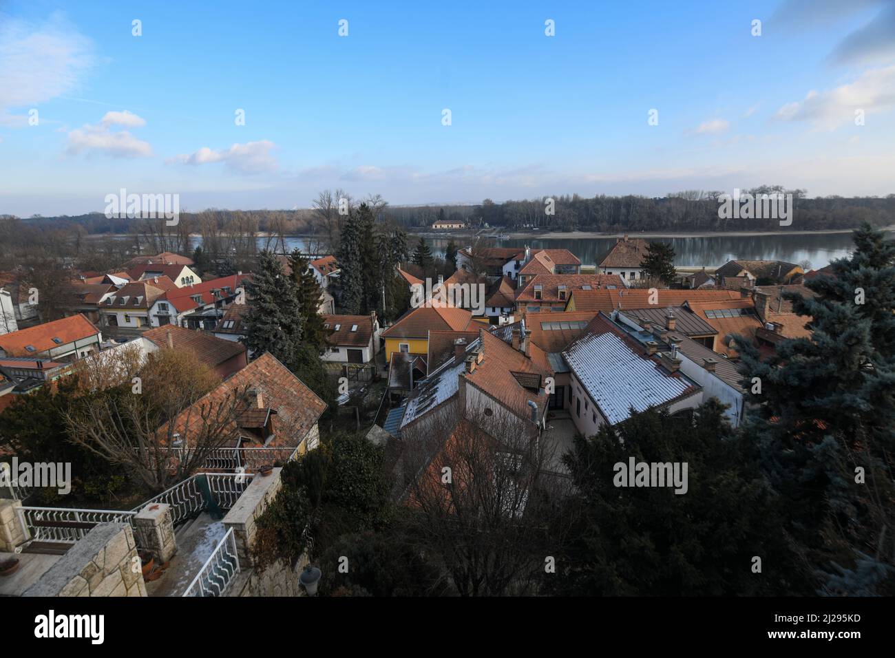 Szentendre, Panoramablick. Ungarn Stockfoto