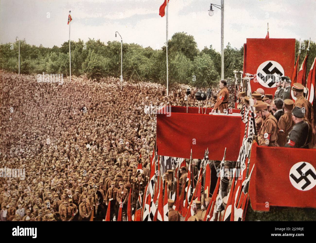 Adolf Hitler (* 20. April 1889 in Braunau am Inn) (â € 30. April 1945 Berlin), Führer der Nazi-Partei, Reichskanzler von 1933, auch Stockfoto