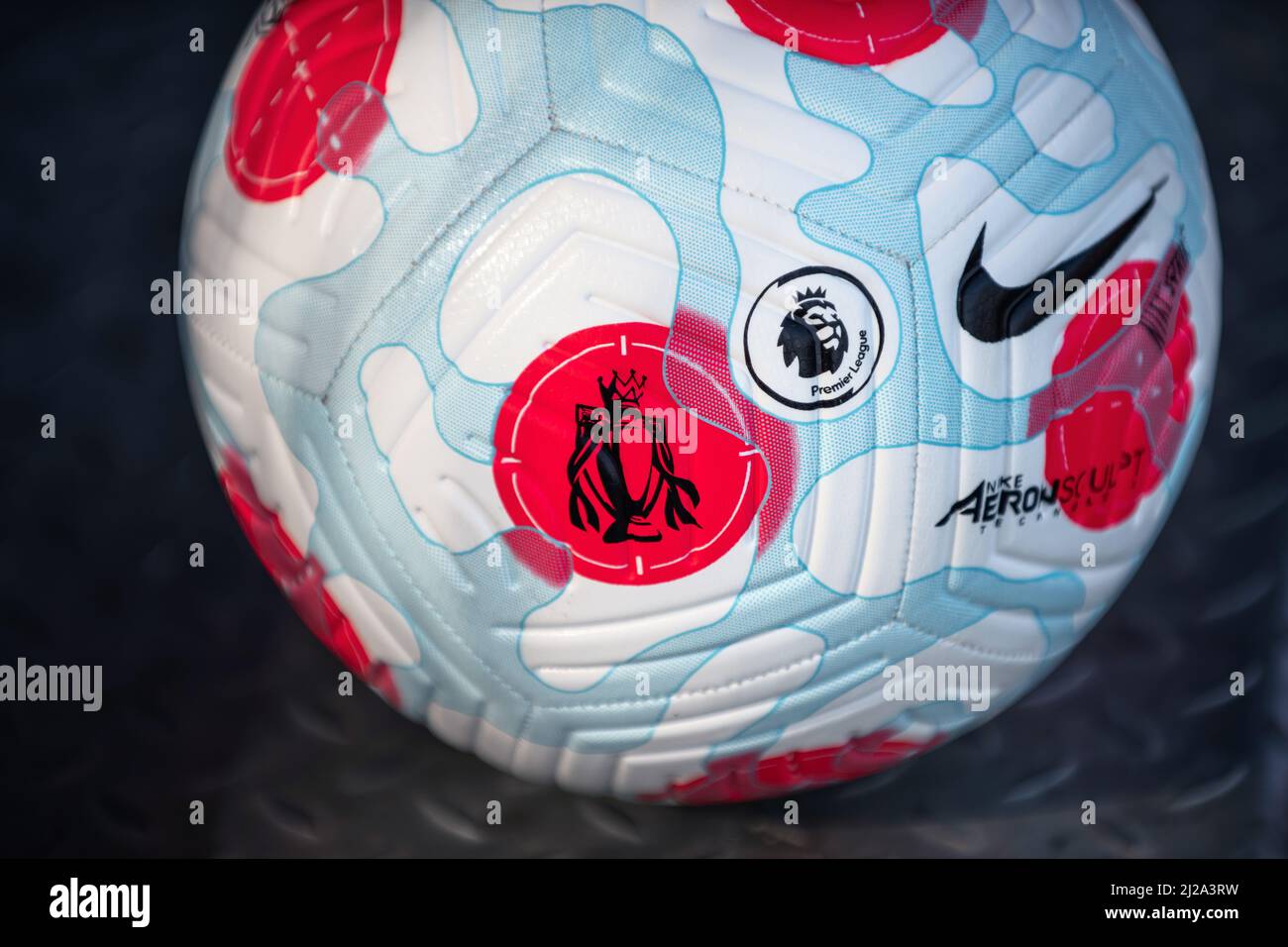 Nike Flight Premier League Fußball 2021/22 Stockfoto