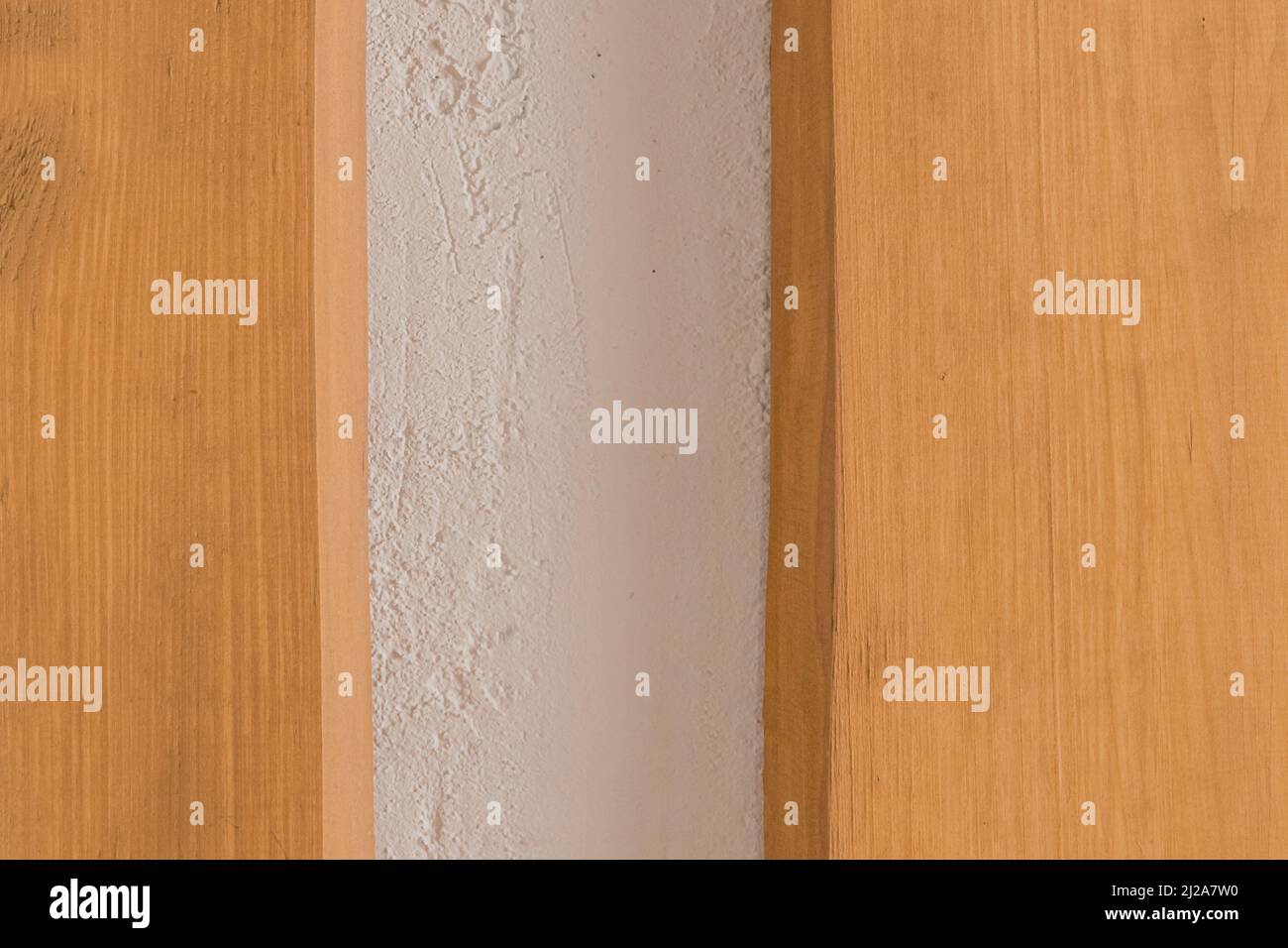 Hölzerne braune Bretter abstraktes Interior Design Hintergrund Planke close-up. Stockfoto