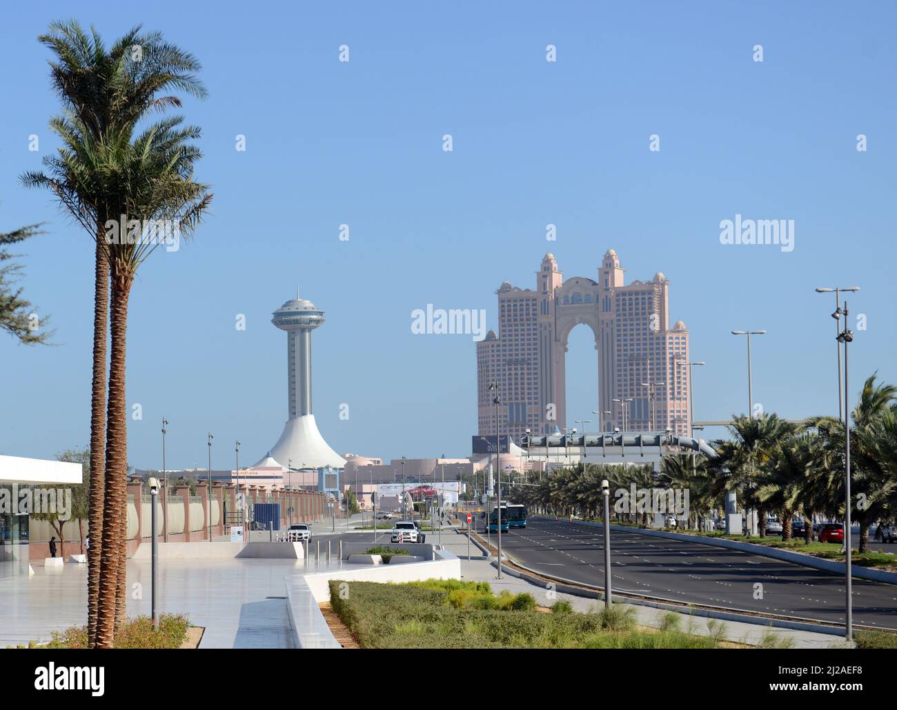 Fairmont Marina Abu Dhabi, VAE. Stockfoto