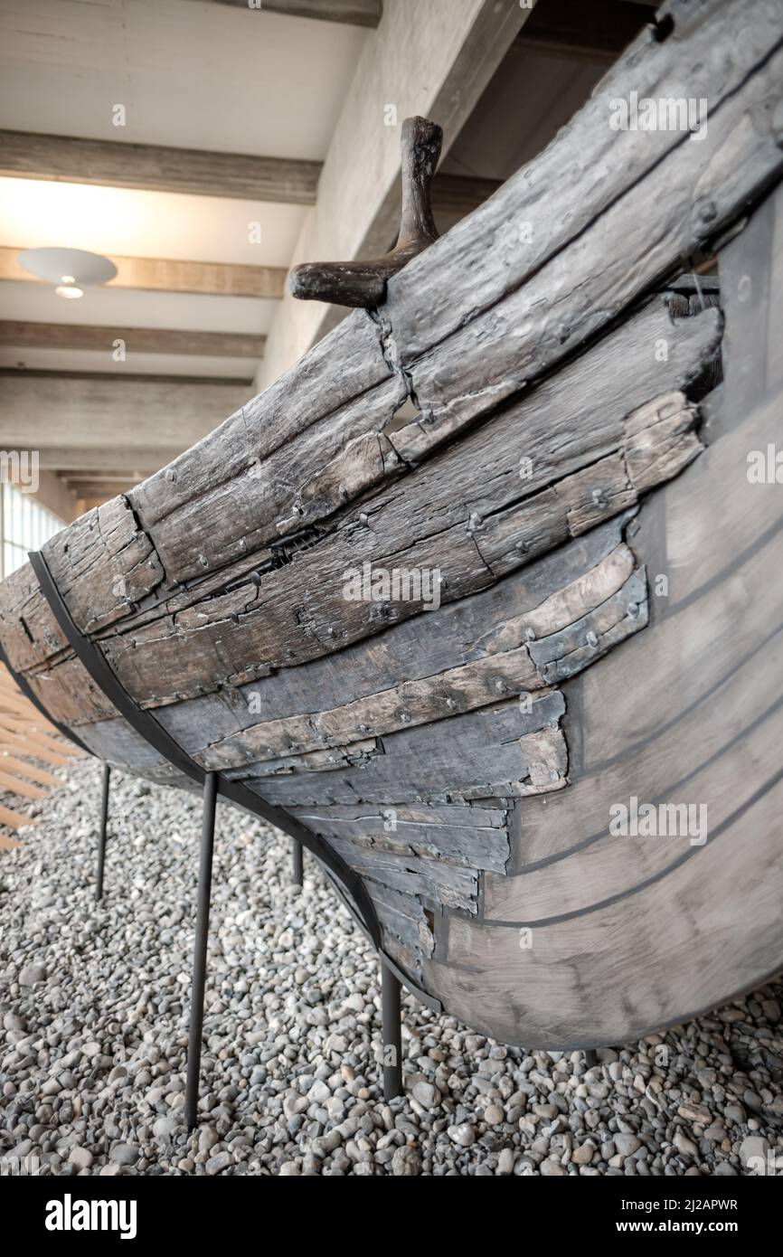 Bilder aus dem Wikingerschiffmuseum in Roskilde, Dänemark. Stockfoto