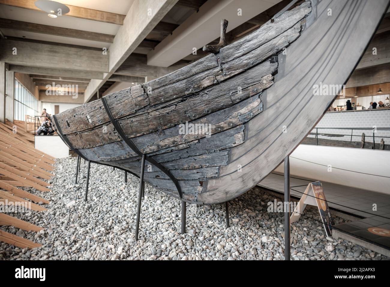 Bilder aus dem Wikingerschiffmuseum in Roskilde, Dänemark. Stockfoto